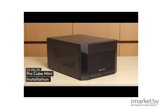 Корпус Chieftec Pro Cube Mini ITX USB 3.1 без БП (CN-01B-OP)