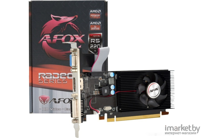 Видеокарта AFox Radeon R5 220 1GB DDR3 (AFR5220-1024D3L5)