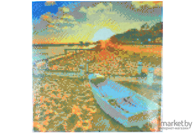 Алмазная живопись Darvish Лодка на берегу (DV-13760-1)
