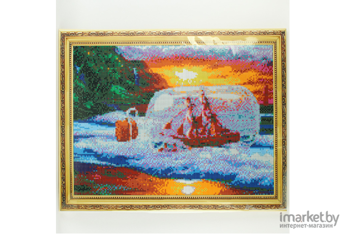 Алмазная живопись Darvish Корабль в бутылке (DV-11514-41)