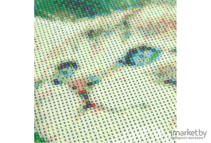 Алмазная живопись Darvish Котенок с розой (DV-11514-40)