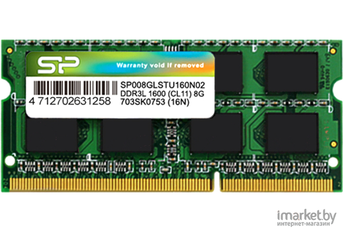 Оперативная память Silicon-Power SP004GLSTU160N02 DDR3L