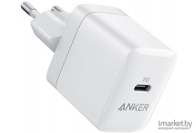 Сетевое зарядное устройство Anker PowerPort 3 PD A2631 20W белый (ANK-A2631G21-WT)