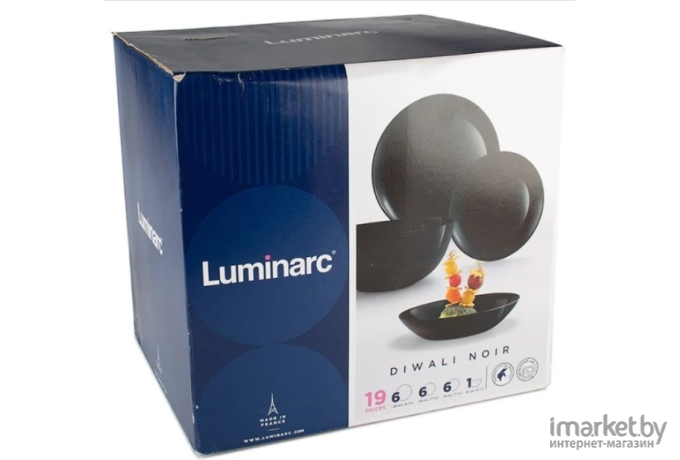 Набор столовой посуды Luminarc Diwali Black P1622