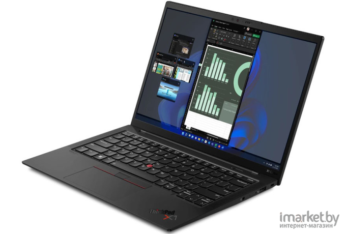 Ноутбук Lenovo ThinkPad Ultrabook X1 Carbon Gen 10 Intel Core i7 1260P 14 black (21CB0089RT)