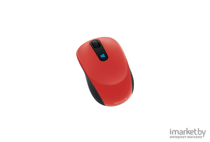 Мышь Microsoft Sculpt Mobile Mouse Flame Red красный/черный (43U-00025)