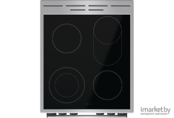 Кухонная плита Gorenje GECS5C70XA нержавеющая сталь/черный