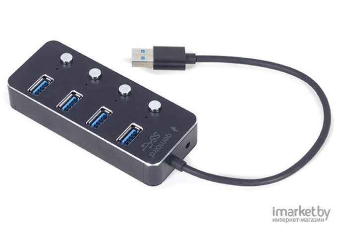 USB-хаб Gembird 4 порта USB 3.1 (UHB-U3P4P-01)