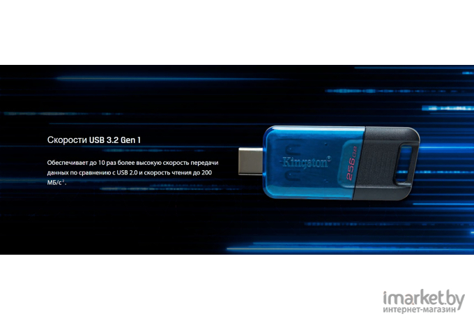 USB Flash-накопитель Kingston DataTraveler 80 M 128GB (DT80M/128GB)