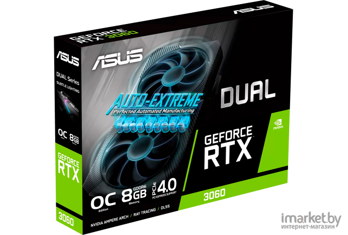 Видеокарта ASUS Dual GeForce RTX 3060 OC Edition 8GB GDDR6