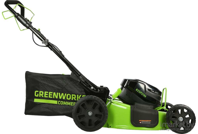 Аккумуляторная газонокосилка GreenWorks GC82LM51SP2 82В (2515907)