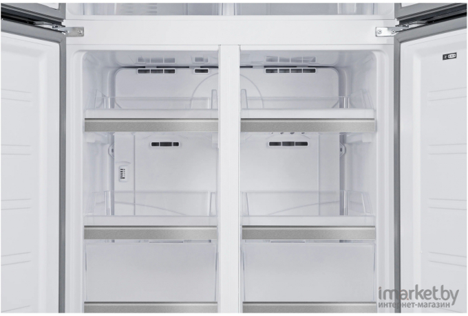 Холодильник Weissgauff WCD 470 WG NoFrost Inverter белый (430804)