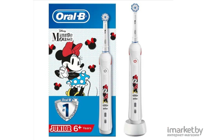 Электрическая зубная щетка Oral-B Junior Minnie Mouse
