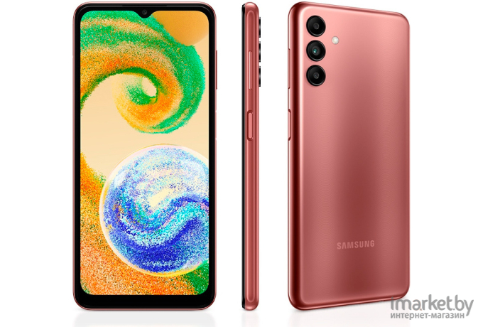 Смартфон Samsung SM-A047F Galaxy A04s 64Gb/4Gb медный (SM-A047FZCGMEB)