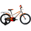 Детский велосипед Forward Meteor 18 2020-2021 серый/оранжевый (1BKW1K1D1029)