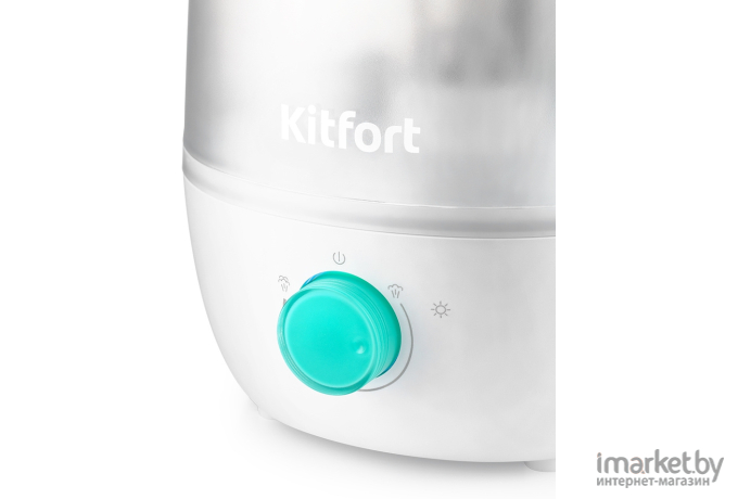 Увлажнитель воздуха Kitfort КТ-2842-3 белый/бирюзовый