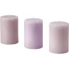 Набор ароматических свечей Ikea Эмнмод душистый горошек/фиалка (105.022.23)