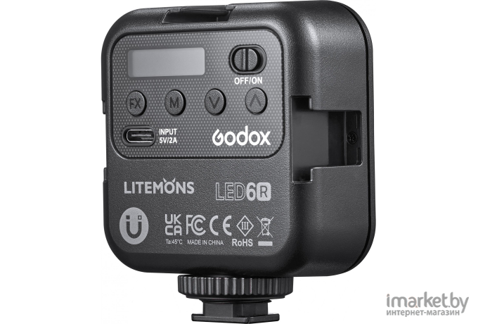 Осветитель светодиодный Godox Litemons LED6R RGB накамерный (28511)