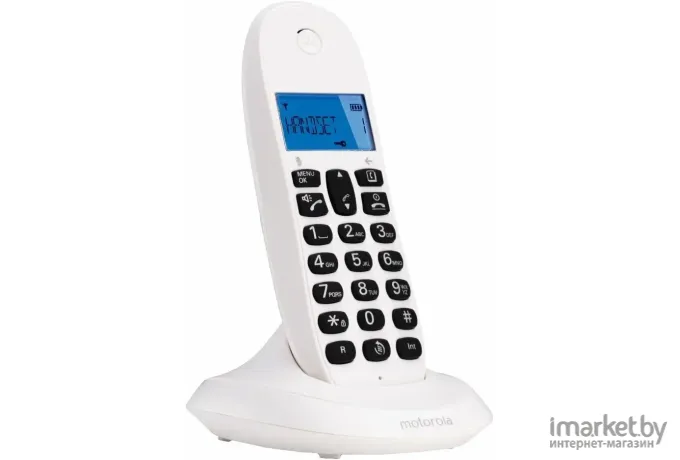 Радиотелефон Motorola C1001LB+ белый