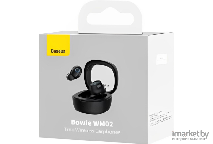 Bluetooth наушники Baseus NGTW180001 Bowie WM02 True Wireless Earphones Black