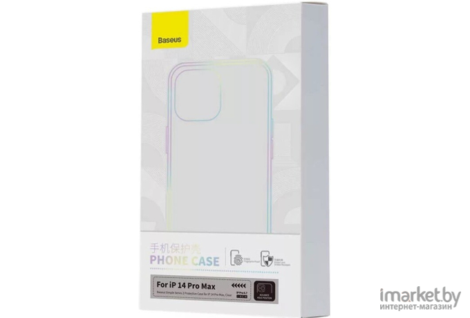 Накладка силиконовая Baseus P60151104201-03 Simple Series 2 для iPhone 14 Pro Max прозрачная