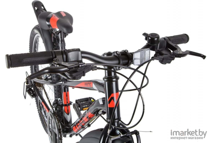 Велосипед Novatrack Prime черный (24AHV.PRIME.11BK20)