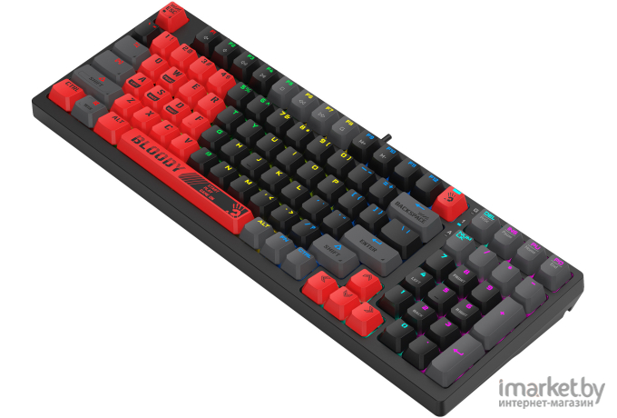 Клавиатура A4Tech Bloody S98 красный/черный (SPORTS RED)