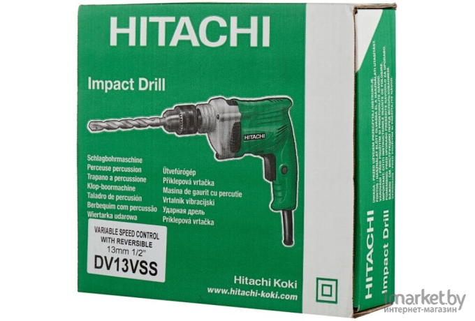 Профессиональная дрель Hitachi DV13VSS