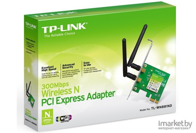 Беспроводной адаптер TP-Link TL-WN881ND