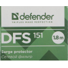 Сетевой фильтр Defender 6 розеток, 1.8 м, белый (DFS 151)