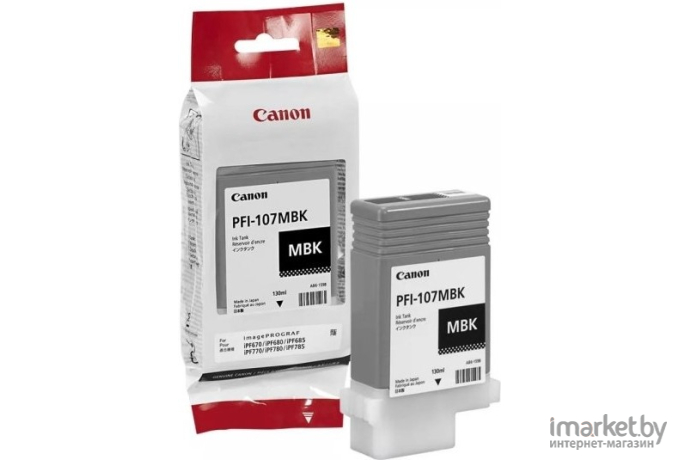 Картридж для принтера Canon PFI-107MBK