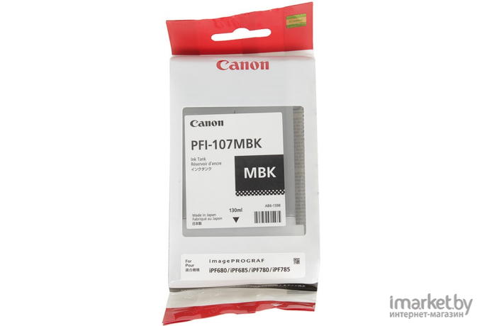Картридж для принтера Canon PFI-107MBK
