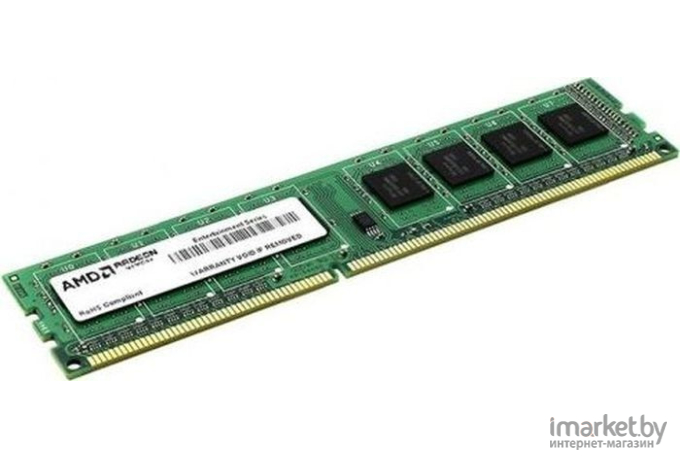 Оперативная память AMD 8GB DDR3 PC3-12800 (R538G1601U2S-UO)