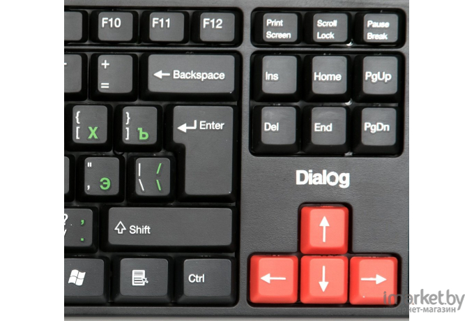 Клавиатура Dialog KS-030U Black-Red