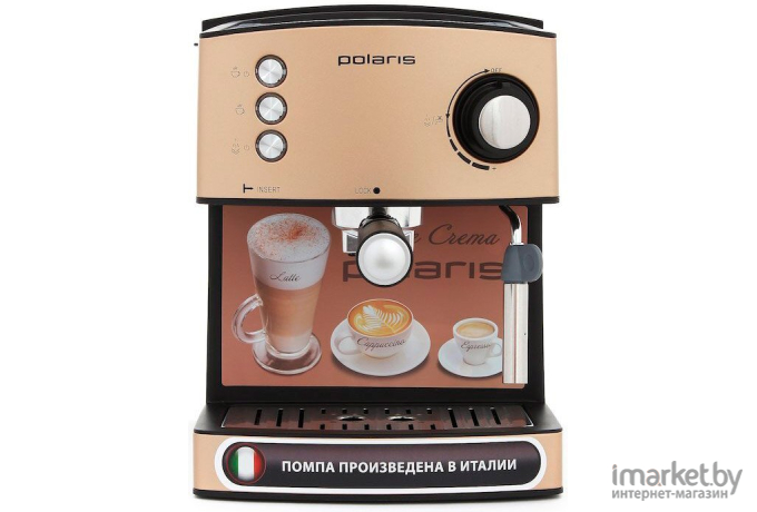 Рожковая кофеварка Polaris PCM 1527E Adore Crema