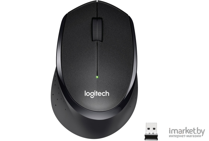Мышь Logitech M330 Silent Plus (черный) [910-004909]