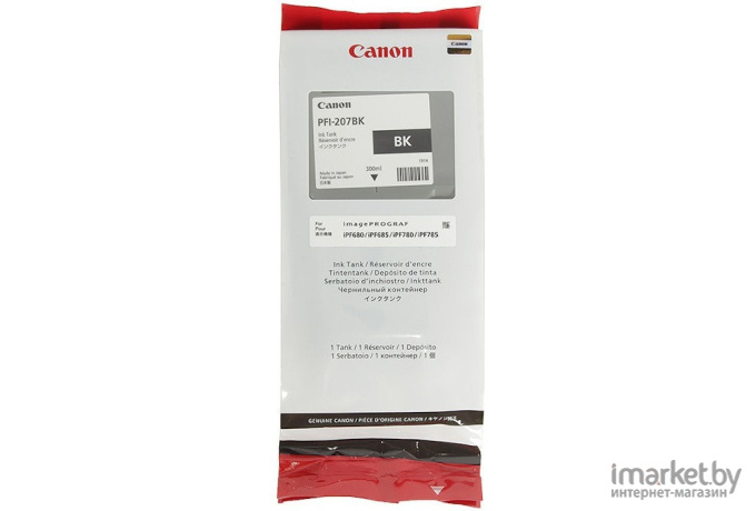 Картридж для принтера Canon PFI-207BK [8789B001]