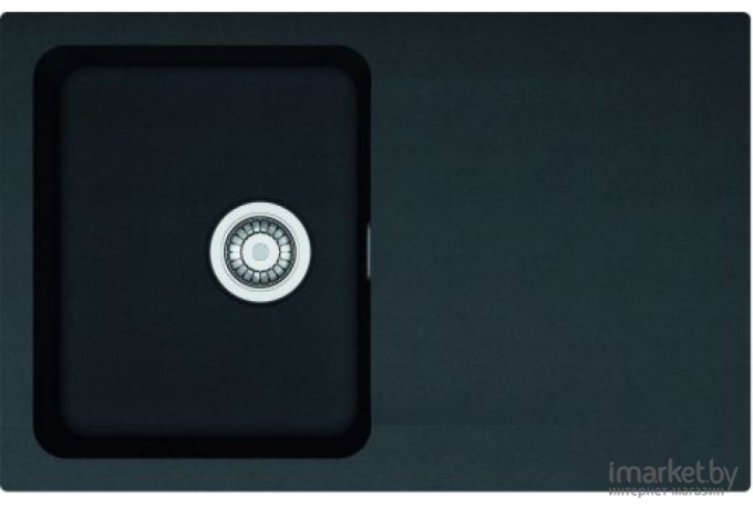Кухонная мойка Franke OID 611-78 3,5 , цвет оникс, вентиль-автомат, скрытый перелив, сифон в комплекте [114.0443.359]