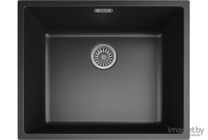 Кухонная мойка Franke SID 110-50 3,5 , цвет оникс, вентиль-автомат, скрытый перелив, сифон в комплекте [125.0443.353]
