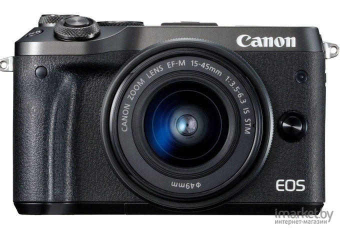 Фотоаппарат Canon EOS M6 Kit 15-45mm (черный)