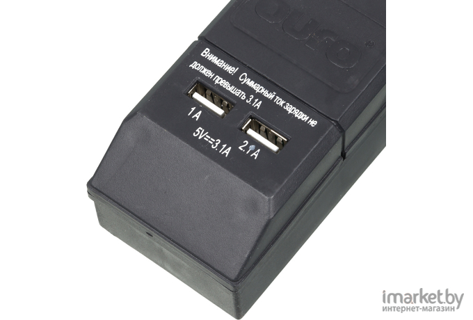 Сетевой фильтр Buro BU-SP1.8-USB-2A-B
