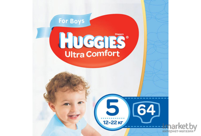 Подгузники Huggies Ultra Comfort Giga 5 Boy (64шт)