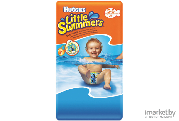 Подгузники-трусики Huggies Little Swimmers 5-6 (11шт)