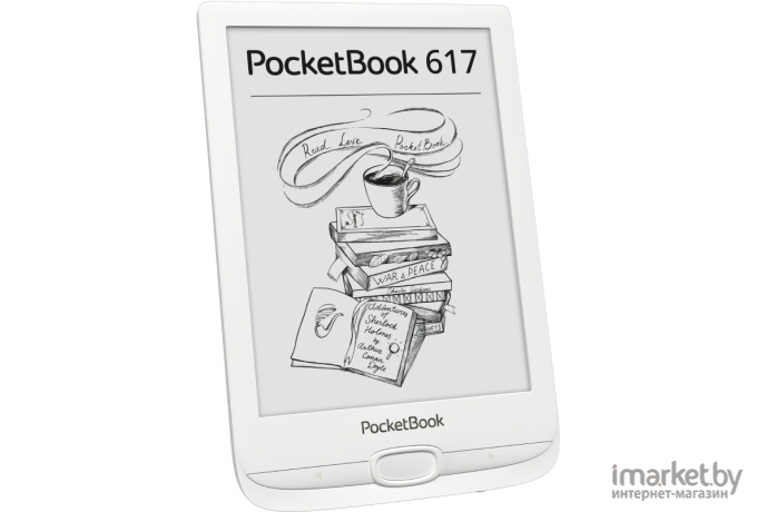 Электронная книга PocketBook 617 белый (PB617-D-RU)